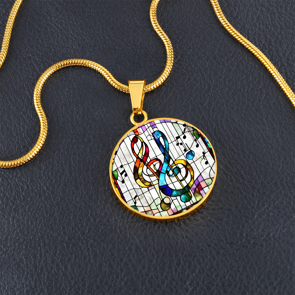 Engraved Music Note Necklace - Perfect Gift for Music Lovers-[Heartfelt Family Gift]