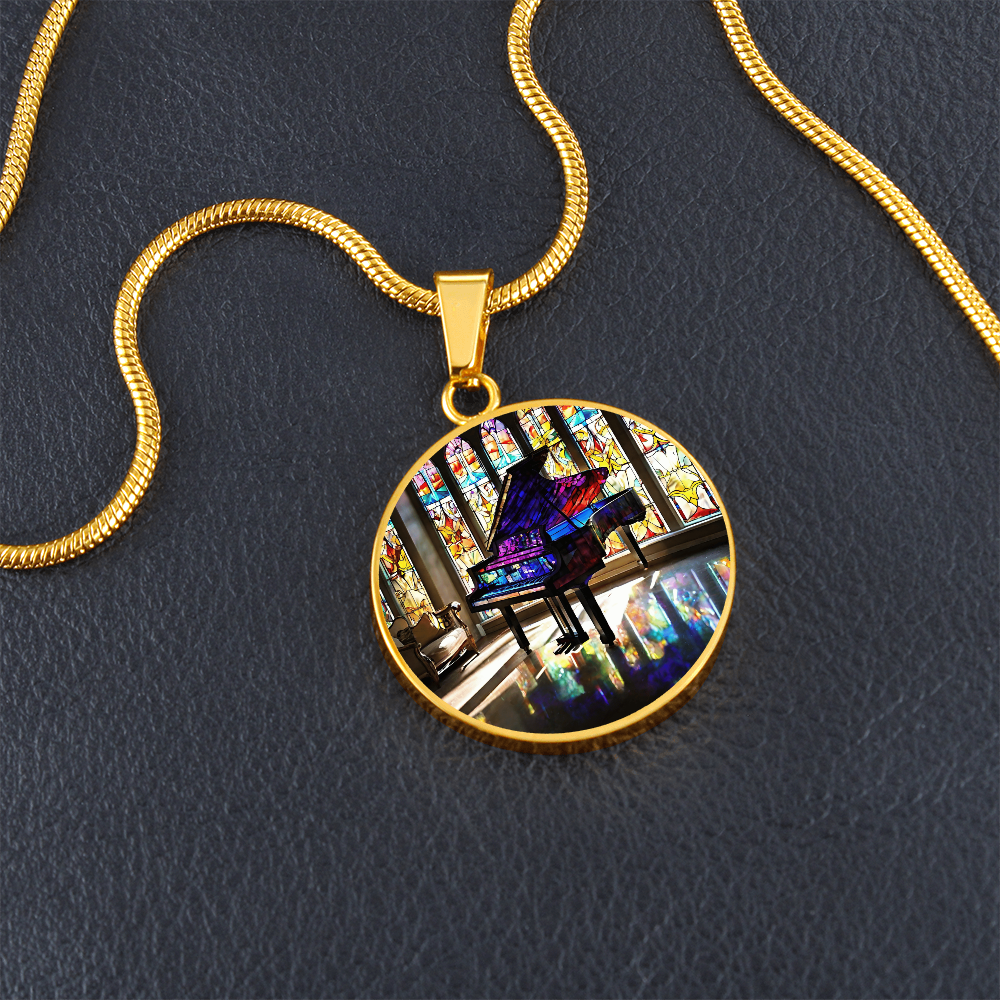 Engraved Piano Necklace - Perfect Gift for Music Lovers-[Heartfelt Family Gift]