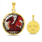 Red Dragon Engraved Necklace - Unique Jewelry for Dragon Lovers-[Heartfelt Family Gift]