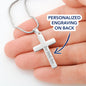 Son Personalized Cross Necklace-[Heartfelt Family Gift]