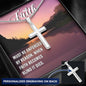 Faith Engraved Cross Necklace-[Heartfelt Family Gift]