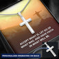 Have Faith Engraved Cross Necklace-[Heartfelt Family Gift]