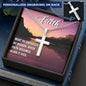 Faith Engraved Cross Necklace-[Heartfelt Family Gift]