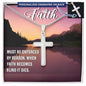 Faith Engraved Cross Necklace-[Heartfelt Family Gift]