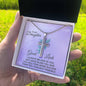 Daughter Faith Engraved Cross Necklace-[Heartfelt Family Gift]