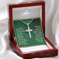 Son Personalized Cross Necklace-[Heartfelt Family Gift]