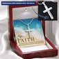 Faith Engraved Cross Necklace Gift-[Heartfelt Family Gift]