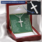 Son Personalized Cross Necklace-[Heartfelt Family Gift]