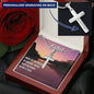 Faith Engraved Cross Necklace-[Heartfelt Family Gift]