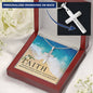 Faith Engraved Cross Necklace Gift-[Heartfelt Family Gift]