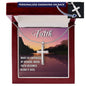 Faith Engraved Cross Necklace-[Heartfelt Family Gift]