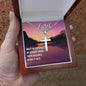Faith Engraved Cross Necklace-[Heartfelt Family Gift]