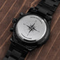 Personalized Engraved Compass Watch Gift-[Heartfelt Family Gift]