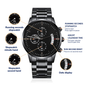 Personalized Mens Watch - Anniversary Valentines Boyfriend Gift-[Heartfelt Family Gift]