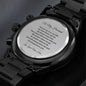 Personalized Engraved Watch Gift for Husband-[Heartfelt Family Gift]
