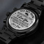 Son Engraved Watch - Never Forget That I Love You-[Heartfelt Family Gift]
