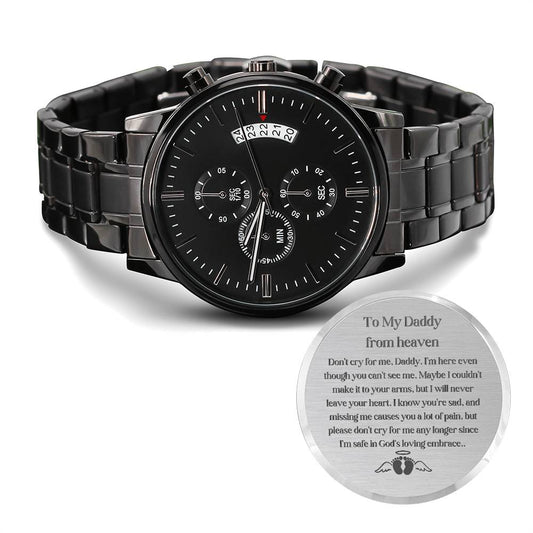 To My Daddy from Heaven Baby Miscarriage Watch-[Heartfelt Family Gift]