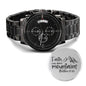 Faith Can Move Mountains Matthew 17:20 Religious Watch Gift-[Heartfelt Family Gift]