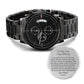 To My Dad on My Wedding Day Engraved Watch-[Heartfelt Family Gift]