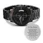 Personalized Engraved Watch Gift for Husband-[Heartfelt Family Gift]