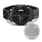 Father of Groom Watch Gift from Bride Wedding-[Heartfelt Family Gift]
