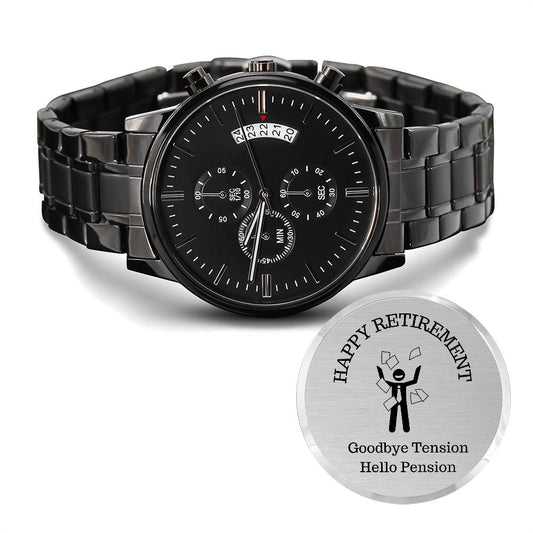Engraved Retirement Gift Watch-[Heartfelt Family Gift]