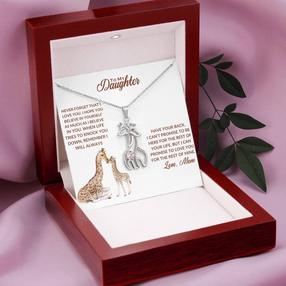 Giraffe Necklace Gift from Mom-[Heartfelt Family Gift]