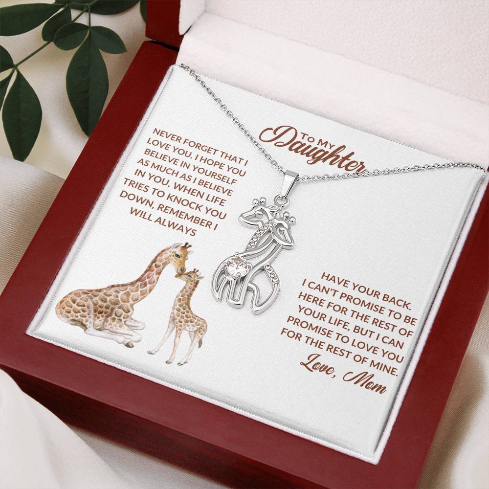 Giraffe Necklace Gift from Mom-[Heartfelt Family Gift]