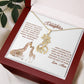 Giraffe Necklace Gift from Mom-[Heartfelt Family Gift]