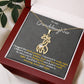 Granddaughter Giraffe Necklace-[Heartfelt Family Gift]