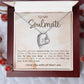Soulmate Necklace Perfect Gift for Girlfriend or Wife on Birthday Valentines Day or Christmas-[Heartfelt Family Gift]