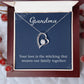 Grandma Heart Necklace Gift-[Heartfelt Family Gift]
