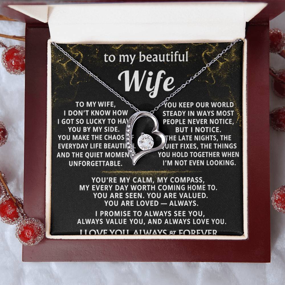 To My Wife, You are my every day worth coming home to.
