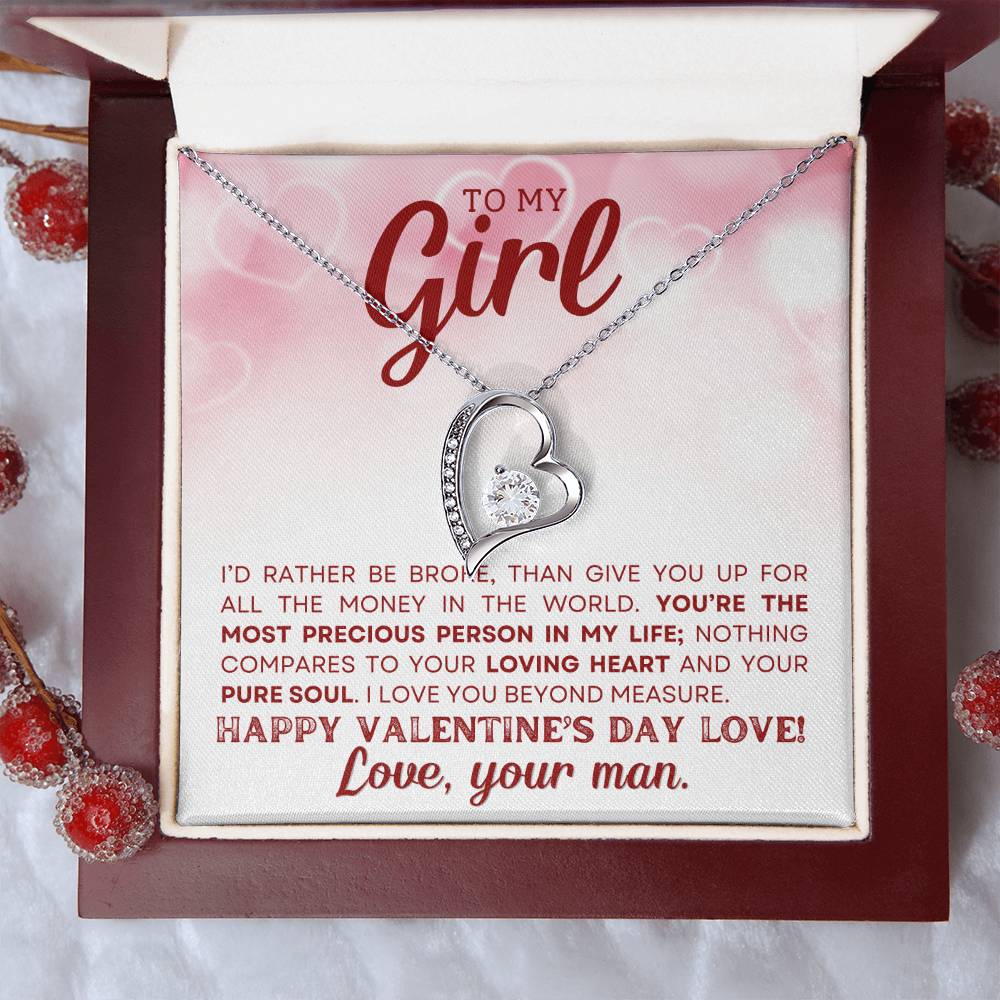 Soulmate Necklace - Romantic Gift for Valentines Day WifeGirlfriend-[Heartfelt Family Gift]