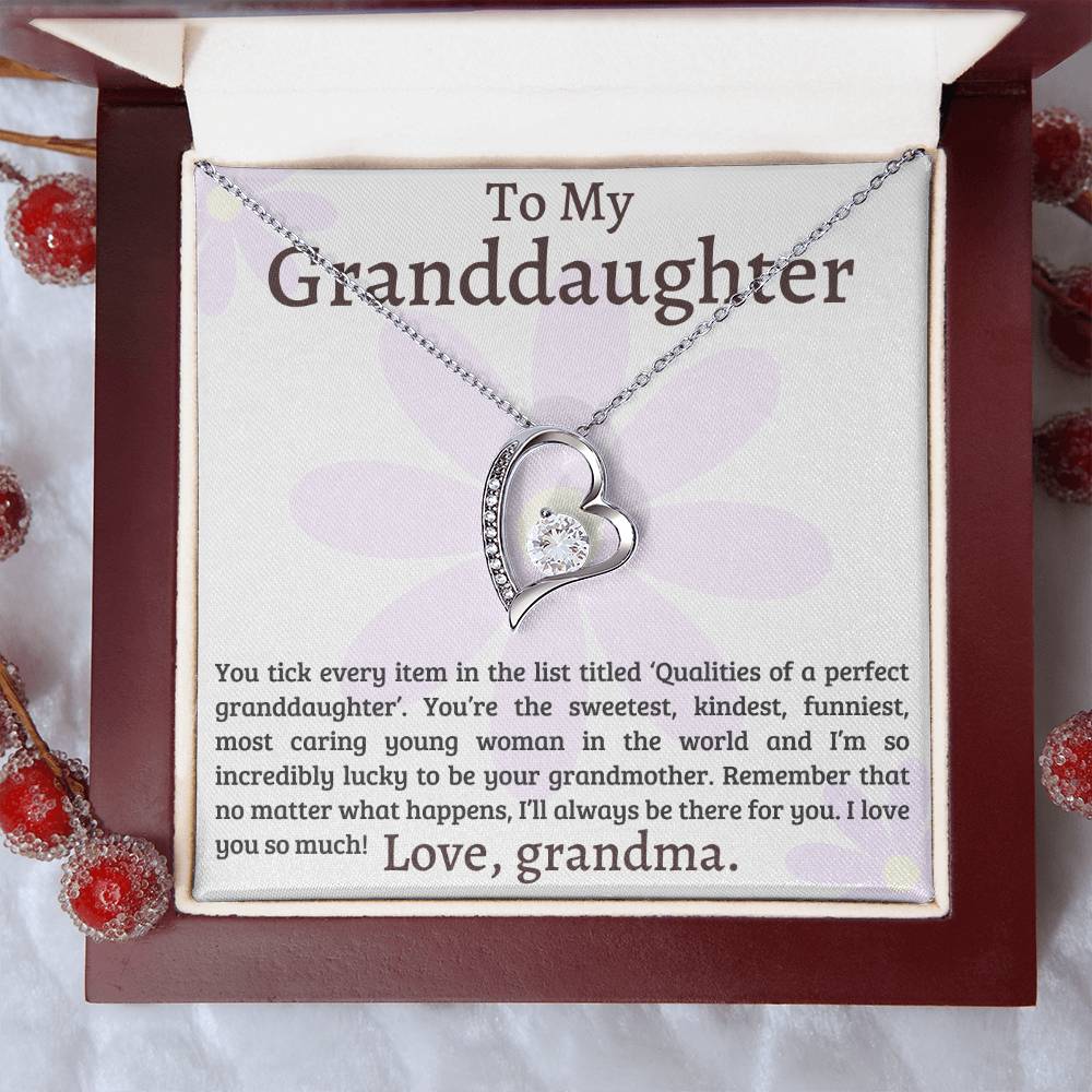 Granddaughter Necklace - Perfect Gift for Christmas or Birthday-[Heartfelt Family Gift]