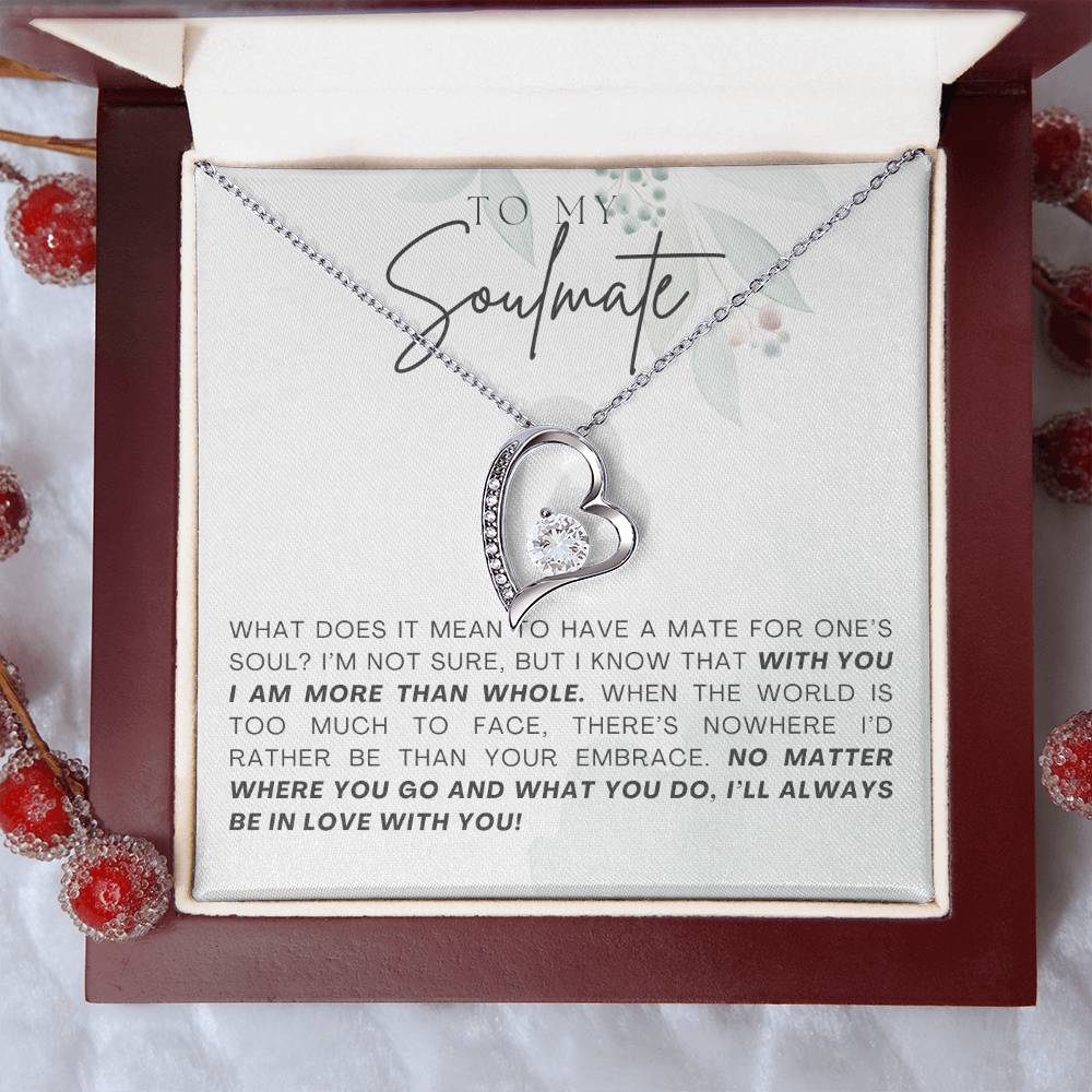 Soulmate Necklace A Meaningful Gift for Her on Birthdays Valentines Day and Christmas-[Heartfelt Family Gift]