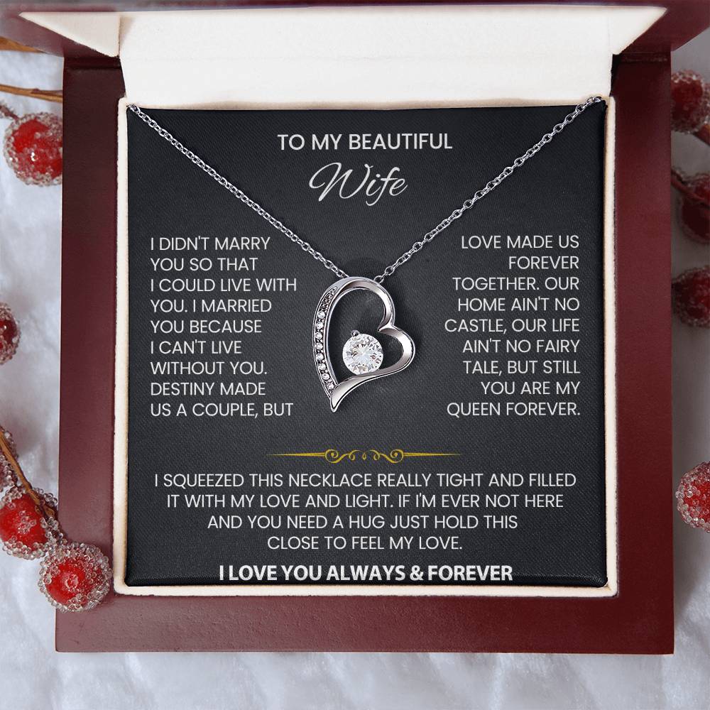 Wife Heart Necklace