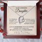 Daughter Necklace from Dad - Sentimental Gift for Your Beloved Daughter-[Heartfelt Family Gift]