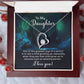 Daughter Greatest Joy Heart Necklace Gift-[Heartfelt Family Gift]