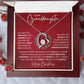 Granddaughter Christmas Heart Necklace Gift-[Heartfelt Family Gift]