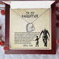 Viking Daughter and Dad Necklace Gift-[Heartfelt Family Gift]