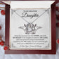 Daughter Necklace - Perfect Gift From Parents for Birthday Graduation or Special Occasions-[Heartfelt Family Gift]