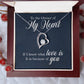 Owner of My Heart Heart Necklace Gift-[Heartfelt Family Gift]