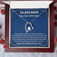 30th Birthday Heart Necklace Gift-[Heartfelt Family Gift]