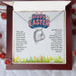 Happy Easter Heart Necklace Gift-[Heartfelt Family Gift]