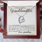 Granddaughter Necklace - Christmas  Birthday Gift for Her - Personalized Jewelry Heart Pendant - Must-Have Item-[Heartfelt Family Gift]