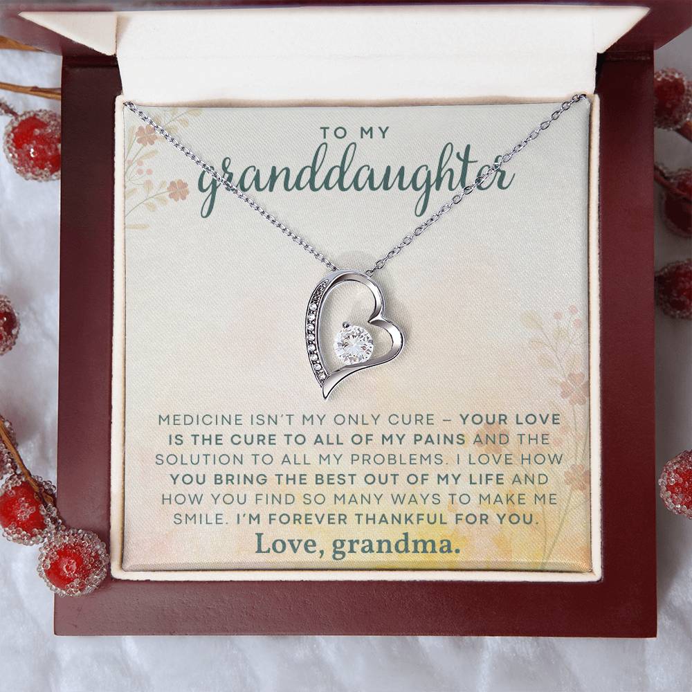 Granddaughter Necklace - Christmas  Birthday Gift for Granddaughter-[Heartfelt Family Gift]