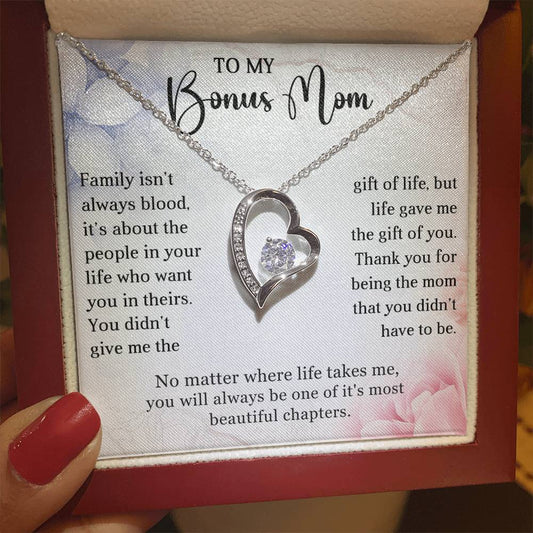 Stepmother Heart Necklace Gift