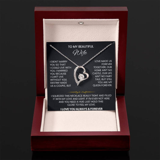 Wife Heart Necklace
