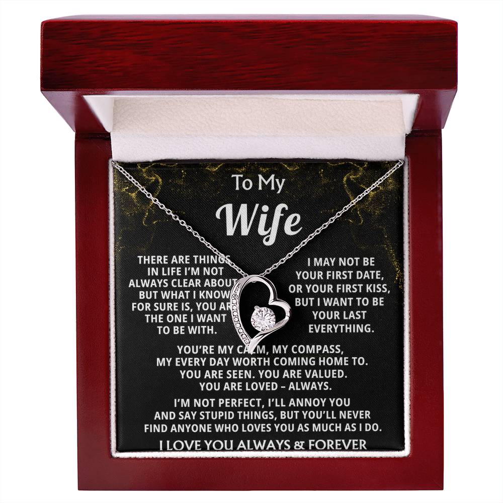 To My Wife, My heart knows you're my everything.